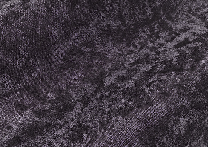 Cyrus Crushed Velvet, Deep Purple - Roman Blind - Image 4